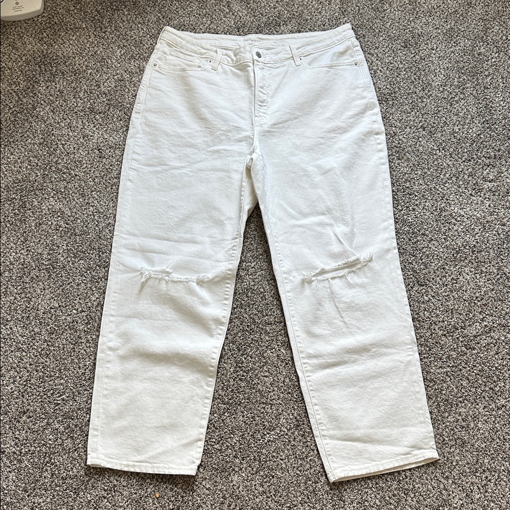 Old Navy White Denim Jeans